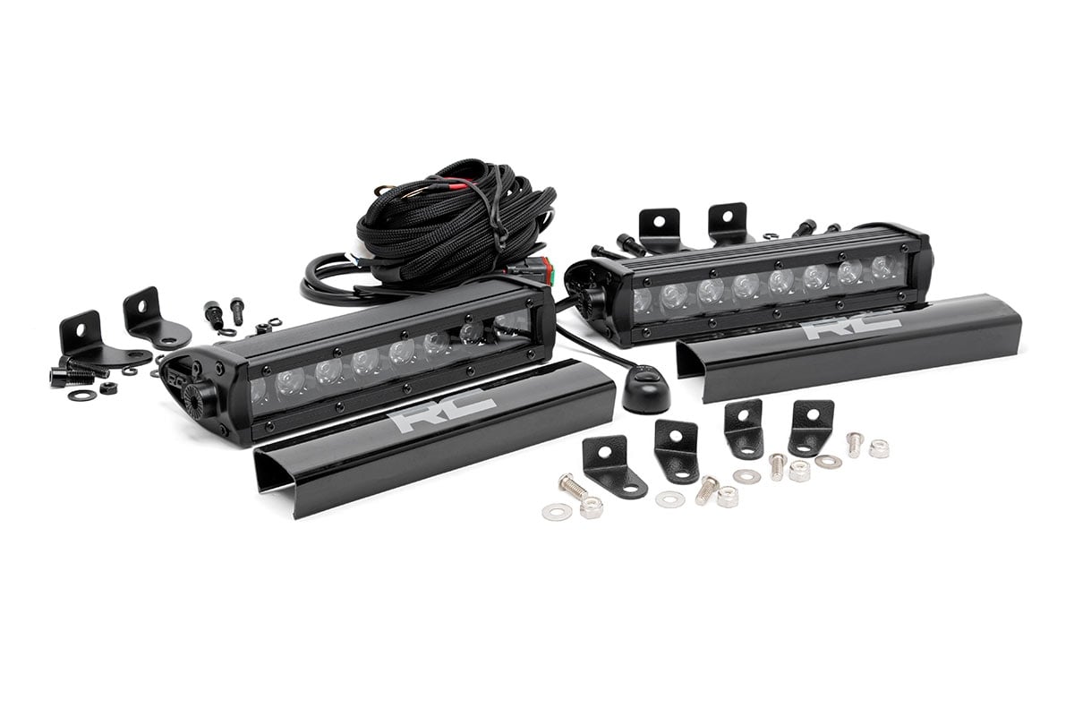Ford F-250 Super Duty LED Light Kit - Grille Mount - Rough Country - 8